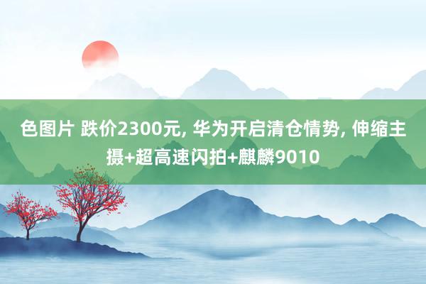 色图片 跌价2300元， 华为开启清仓情势， 伸缩主摄+超高速闪拍+麒麟9010