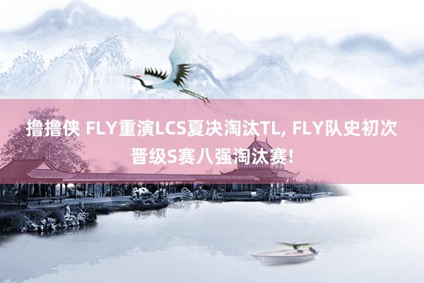 撸撸侠 FLY重演LCS夏决淘汰TL， FLY队史初次晋级S赛八强淘汰赛!