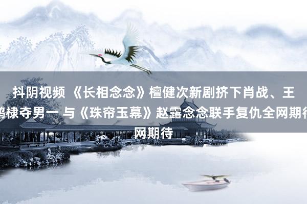 抖阴视频 《长相念念》檀健次新剧挤下肖战、王鹤棣夺男一 与《珠帘玉幕》赵露念念联手复仇全网期待