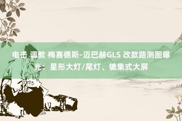 电击 调教 梅赛德斯-迈巴赫GLS 改款路测图曝光：星形大灯/尾灯、辘集式大屏