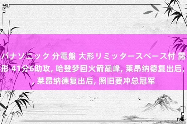 パナソニック 分電盤 大形リミッタースペース付 露出・半埋込両用形 41分6助攻， 哈登梦回火箭巅峰， 莱昂纳德复出后， 照旧要冲总冠军