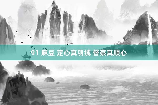 91 麻豆 定心真羽绒 督察真顺心