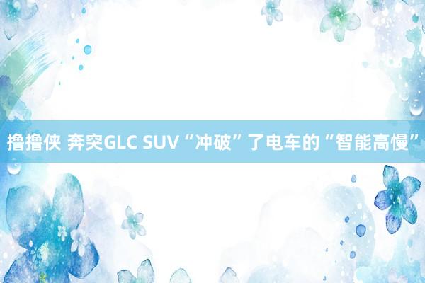 撸撸侠 奔突GLC SUV“冲破”了电车的“智能高慢”