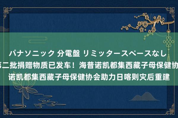 パナソニック 分電盤 リミッタースペースなし 露出・半埋込両用形 第二批捐赠物质已发车！海普诺凯都集西藏子母保健协会助力日喀则灾后重建